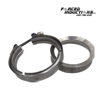 Picture of S400 Downpipe Clamp and Flange 5" (MILD STEEL) T6 Models
